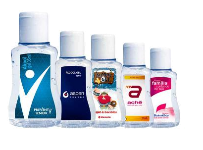 Alcool em Gel promocional
