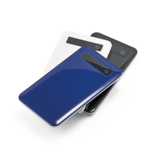 SAGAN. Bateria portátil com ecrã touch e indicador de carga