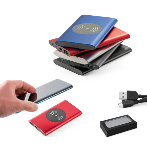 CASSINI. Bateria portátil e carregador wireless