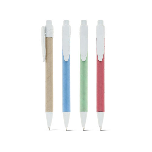 Esferográfica. Papel kraft