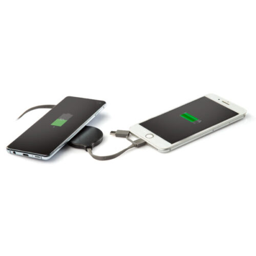 Carregador wireless e cabo 3×1