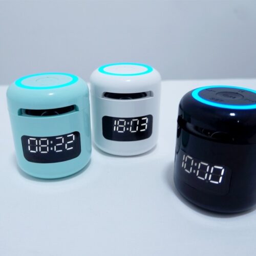 Caixa de Som Multimídia com Relógio