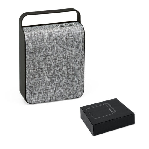 Caixa de som com microfone em ABS