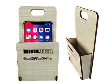 suporte de parede p celular artesanal